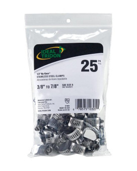 Hoseclmp 3/8-7/8 Ss 25Pk