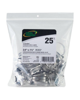 Hoseclmp 3/4-1.75 Ss25Pk