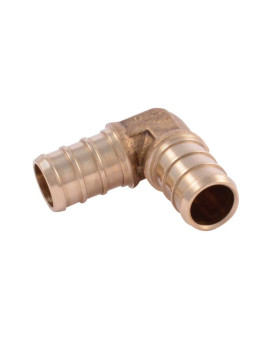 Pex 90D Elbow 1/2 Brass