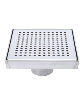 Shower Drain Sq Chrm 6