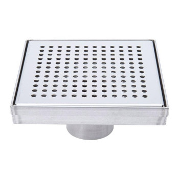 Shower Drain Sq Chrm 6