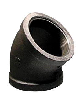 Elbow 45D 3X3 Blk