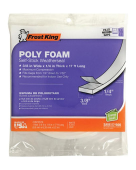 Foam Tape 3/8X1/4X17'