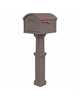 Mailbox Plstc Mocha 54H