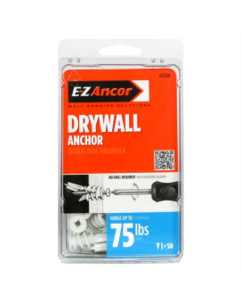 Drywll Anchors Twst 50Pk