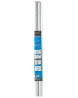 Rod Closet Adj 30-48 Wht