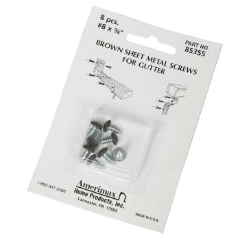 Screw Shmetal Brn 8Pk