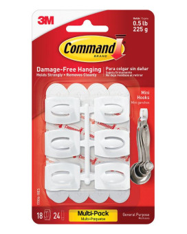 Command Hook Mini White