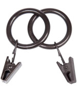 Clip Rings Dk Brwn 14Pk