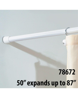 Shower Rod 50-87Wht