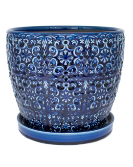 Planter Mediter Blue 12