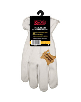 Gloves Drvr Pearl Wht Xl