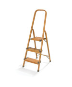 Step Stool Wdgrain Alum