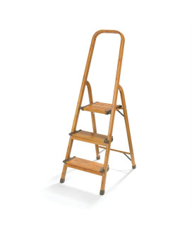 Step Stool Wdgrain Alum