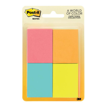 Post-It Note Neon 4Pk