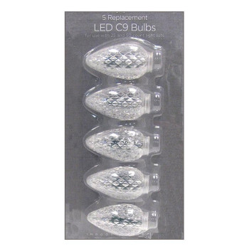 Led C9 Bulb Fcted Ww 5Pk