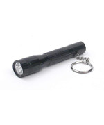 Dorcy 10-Lumen Water Resistant Led Keychain Flashlight With Tail Cap Push Button Switch, Assorted Colors (46-4001)