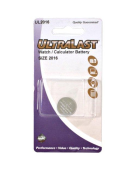 Ultralast Ul2016 Lithium Button Battery