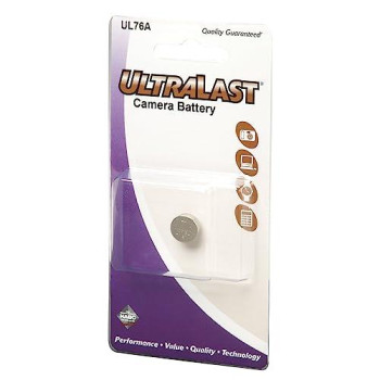 Ultralast Ul76A 76A Photo Button Battery