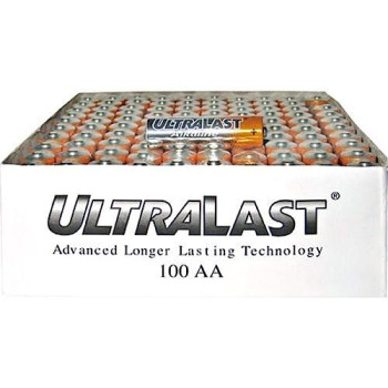 Nabc Ultralast Ula100Aab Aa Size General Purpose Battery - Alkaline - 1.5V Dc General Purpose Battery-100 Count