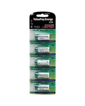 Dantona Val-23A-5 Valuepaq Energy 23A Alkaline Cylindrical Batteries, 5 Pk