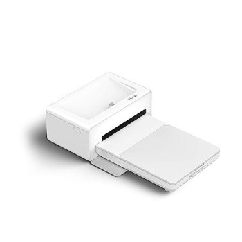 Ihome Photo Printer Dock, Full Size 4X6 Inch Printouts (White)