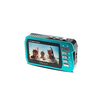 Minolta 48 Mp Dual Screen Waterproof Digital Camera Mn40Wp