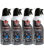 Dust-Off Dpsxl4A 10Oz Electronics Dusters, 4 Pk