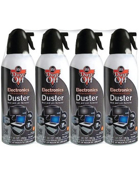 Dust-Off Dpsxl4A 10Oz Electronics Dusters, 4 Pk