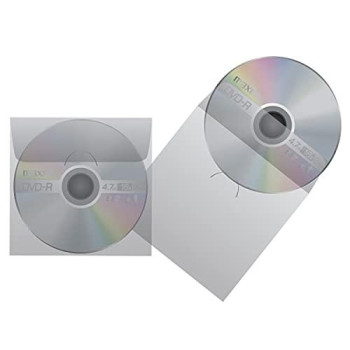 Maxell Cd/Dvd Keeper Sleeves - Clear (50 Pack)