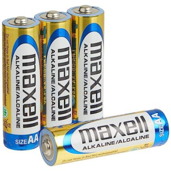 Maxell 723465 Ready-To-Go Long Lasting And Reliable Alkaline Aa Battery 4-Pk