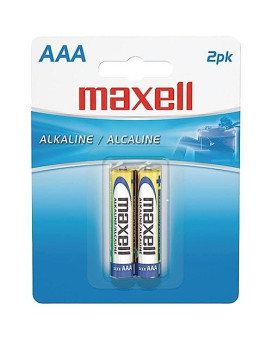 Maxell Aaa Gold Series Alkaline Battery Retail Pack - 2 Pack