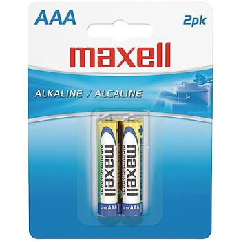 Maxell Aaa Gold Series Alkaline Battery Retail Pack - 2 Pack