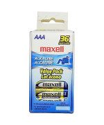 Maxell 723815 Aaa Performance Long Lasting Alkaline Batteries - 36 Pack, Computer