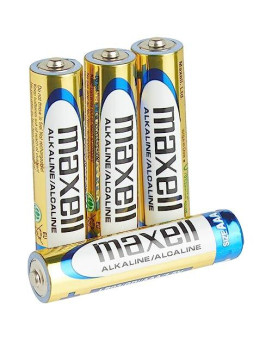 Maxell 723865 Ready-To-Go Long Lasting And Reliable Alkaline Aaa Battery ,4 Count (Pack Of 1)