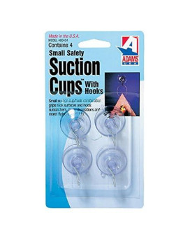 Adams Manufacturing 7500-77-3040 1 1/8 Suction Cups, Small, 4 Pack