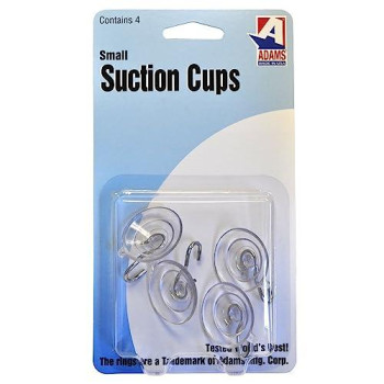 Adams Manufacturing 7500-77-3040 1 1/8 Suction Cups, Small, 4 Pack