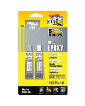 Super Glue - Single-Use Epoxy Tubes For Metal (Pack Of 8)