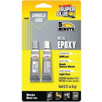 Super Glue - Single-Use Epoxy Tubes For Metal (Pack Of 8)