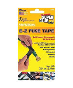 Super Glue Sgc1540812 10' E-Z Fuse Tape Black