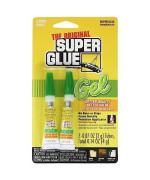 The Original Superglue Sgg22-12 Thick-Gel Super Glue Tube (Double Pack)