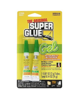 The Original Superglue Sgg22-12 Thick-Gel Super Glue Tube (Double Pack)