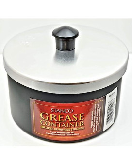 Grease Strainer Cup &Amp; Lid, Aluminum, 40-Oz.