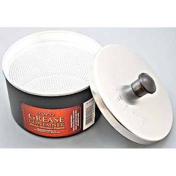 Grease Strainer Cup &Amp; Lid, Aluminum, 40-Oz.