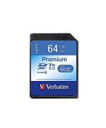 Verbatim 64Gb Premium Sdxc Memory Card, Uhs-I V10 U1 Class 10