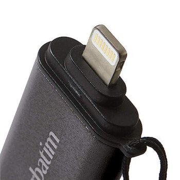 Verbatim 64Gb Store N Go Dual Usb 3.0 Flash Drive For Apple Lightning Devices - Graphite