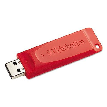 Verbatim 97005 Store 'N'Go Usb 2.0 Flash Drive, 64Gb, Red