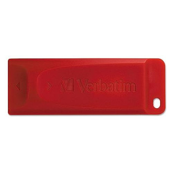 Verbatim 97005 Store 'N'Go Usb 2.0 Flash Drive, 64Gb, Red