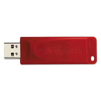 Verbatim 97005 Store 'N'Go Usb 2.0 Flash Drive, 64Gb, Red