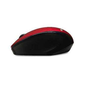 Verbatim Wireless Multi-Trac Mouse 2.4Ghz With Nano Receiver - Ergonomic, Blue Led, Portable Mouse For Mac And Windows - Red